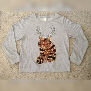 Christmas Rudolph Reindeer Cat Sweater